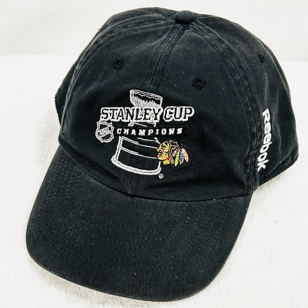 Chicago Blackhawks Reebok Stanley Cup Champions Women's Hat Cap Adjustable Strap